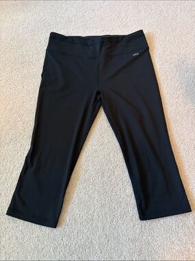 VSX Victoria Secret Black Cropped Athletic Leggings